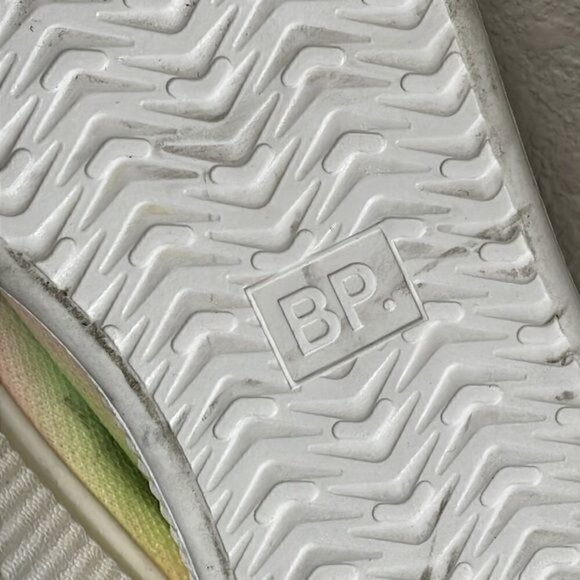 New BP Sonny Fab Platform Sneaker in Pastel Tie Dye Rainbow Sz 9 - Picture 9 of 10
